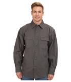 Carhartt Weathered Canvas Shirt Jacket (gravel) Men's Coat