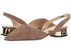 Adrienne Vittadini Franny (taupe Kid Suede) Women's Shoes