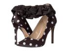 Katy Perry The Quinn (white/black Polka Dot Satin) Women's Shoes