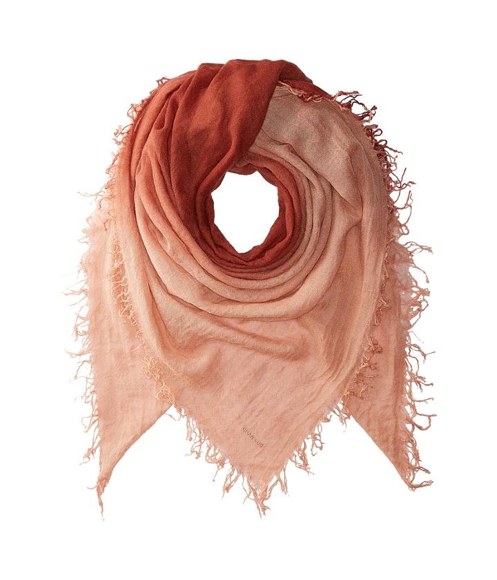 Chan Luu Shadow Dye Cashmere And Silk Scarf (henna/cafe Creme) Scarves