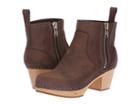 Swedish Hasbeens Zip It Emy (chocolate Nubuck) Women's Zip Boots