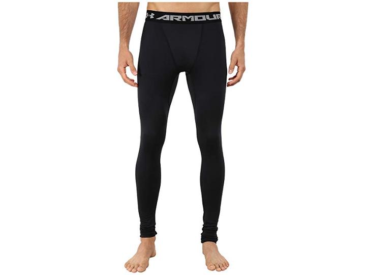 Under Armour Ua Coldgear(r) Armour(r) Compression Legging (black/steel) Men's Casual Pants