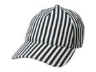Rag & Bone Marilyn Baseball Cap (navy/natural Stripe) Baseball Caps