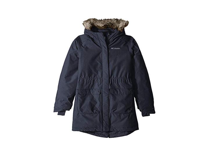 Columbia Kids Nordic Stridertm Jacket (little Kids/big Kids) (nocturnal Heather) Girl's Coat