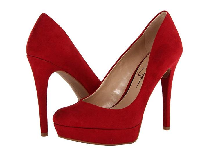 Jessica Simpson Baleenda (bullseye Microsuede) High Heels