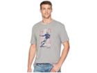 Life Is Good Home Of The Brave Football Crusher T-shirt (heather Gray) Men's T Shirt