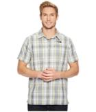 The North Face Short Sleeve Vent Me Shirt (mid Grey Plaid) Men's Short Sleeve Button Up