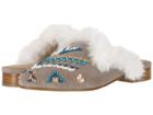 Soludos Sedona Faux Fur Beaded Mule (ash) Women's Shoes
