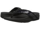 Fitflop Surfa Sequin (black) Women's Sandals
