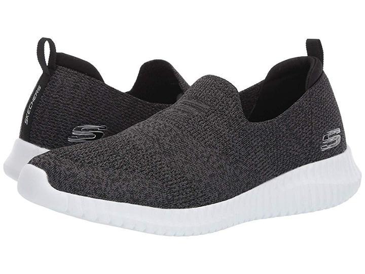 Skechers Elite Flex Aelhill (black/white) Men's Shoes