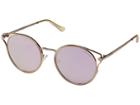 Guess Gf6039 (shiny Rose Gold/bordeaux Mirror) Fashion Sunglasses