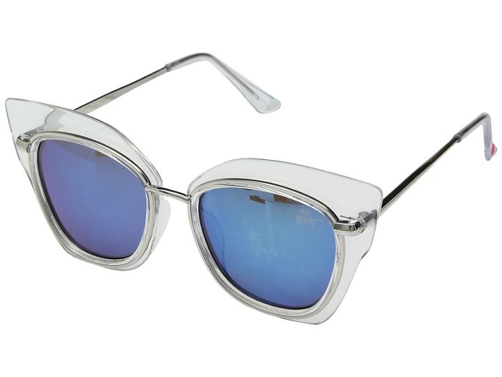Betsey Johnson Bj889107 (silver) Fashion Sunglasses