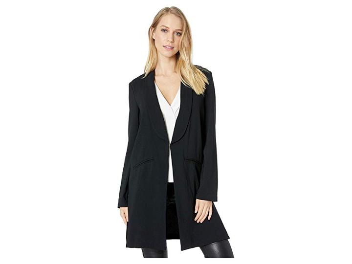 Trina Turk Critic Long Blazer (black) Women's Jacket
