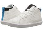 Native Kids Shoes Monaco Mid Ct (little Kid) (shell White Ct/jiffy Black/shell White) Kids Shoes