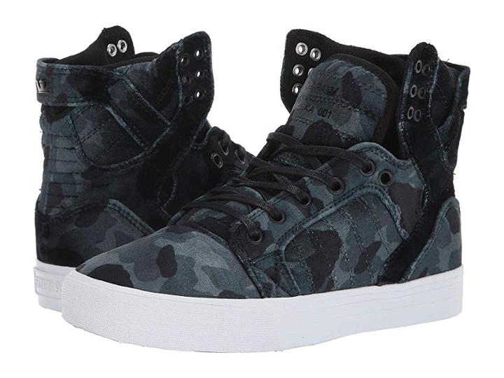 Supra Skytop (black Camo/white) Women's Skate Shoes