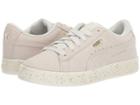 Puma Kids Suede Classic Tonal Speckle (little Kid) (marshmallow/marshmallow) Kid's Shoes