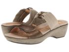 Naot Pinotage (brass Leather/taupe Stretch) Women's Sandals