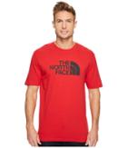The North Face Short Sleeve 1/2 Dome Tee (tnf Red/asphalt Grey) Men's T Shirt