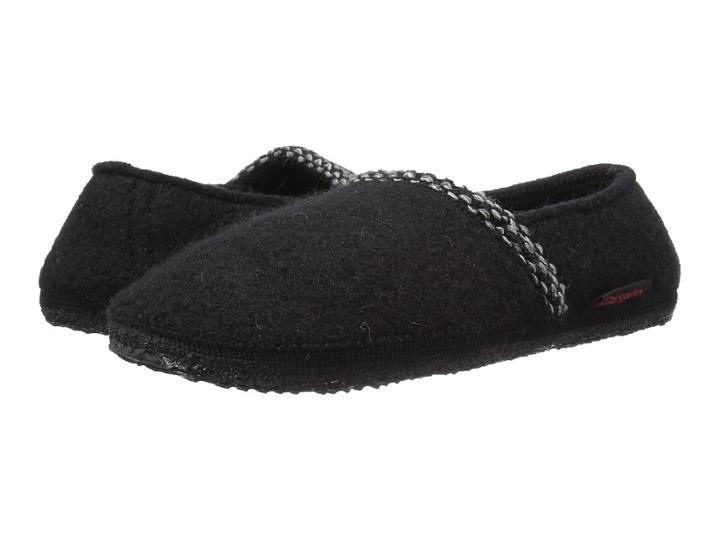 Giesswein Gretchen (black) Women's Slippers