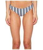 Onia Lilly Bottom (lurex Stripe/blue Multi) Women's Swimwear