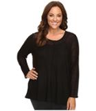 Lysse Plus Size Sonnet Long Sleeve (black) Women's Clothing