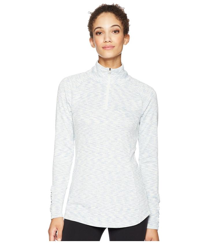 Columbia Outerspaced Iii Half Zip Top (faded Sky) Women's Long Sleeve Pullover