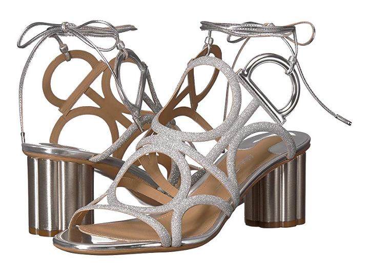Salvatore Ferragamo Vinci 55 (argento) High Heels