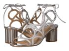 Salvatore Ferragamo Vinci 55 (argento) High Heels
