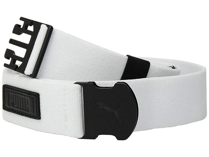 Puma Golf Ultralite Stretch Belt (bright White) Men's Belts
