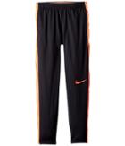 Nike Kids Dry Academy Soccer Pant (little Kids/big Kids) (black/bright Mango/bright Mango) Girl's Casual Pants