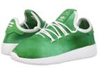 Adidas Originals Kids Pw Tennis Hu (little Kid) (green/white) Kids Shoes
