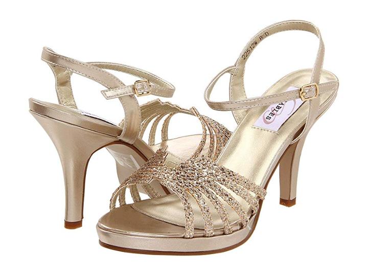 Touch Ups Leah By Dyeables (champagne Glitter) High Heels