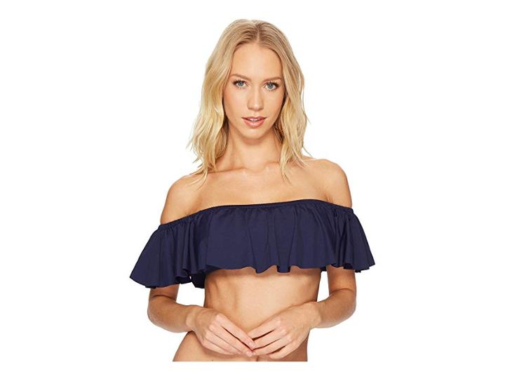 L*space Hey Girl Top (midnight/white) Women's Swimwear