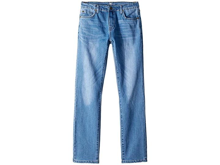 7 For All Mankind Kids Airweft Denim Slimmy Stretch Denim Jeans In Synergy (big Kids) (synergy) Boy's Jeans
