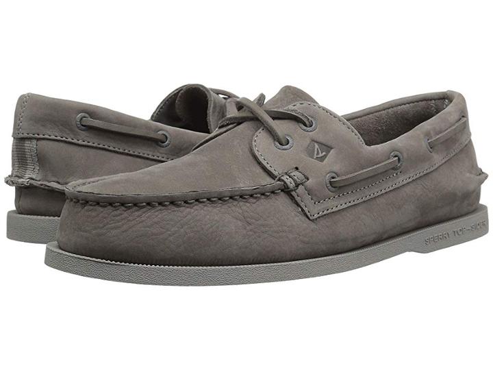 Sperry A/o 2-eye Washable (grey/smoke) Men's Lace Up Casual Shoes