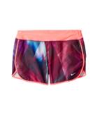 Nike Kids Dry Print Running Short (little Kids/big Kids) (vivid Pink/racer Pink) Girl's Shorts