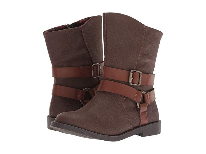 Blowfish Kids Kish-k (little Kid/big Kid) (chocolate Wrangler Pu) Girls Shoes