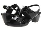 Munro American Solar (black Patent/black Kid) Women's Sandals
