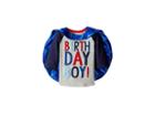 Mud Pie 2 Birthday Boy Cape T-shirt (toddler) (blue) Boy's T Shirt