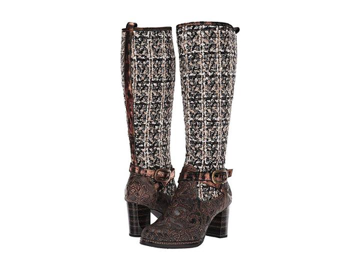 L'artiste By Spring Step Tweed (brown Multi) Women's Shoes
