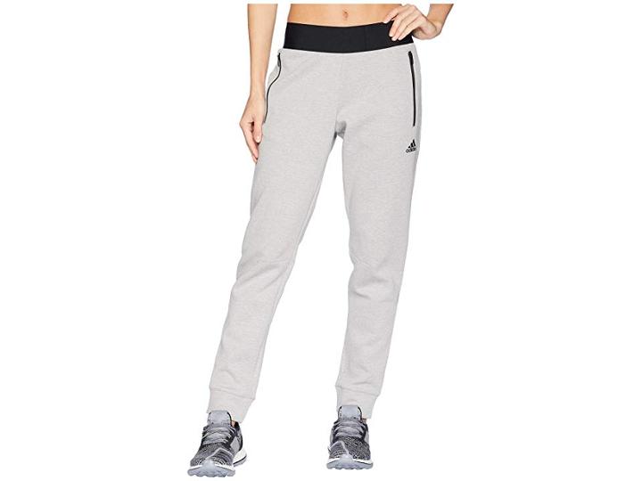 Adidas Sport Id Stadium Pants (stadium Heather/medium Grey Heather) Women's Casual Pants