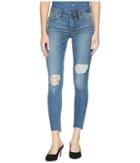 Sam Edelman The Kitten Mid-rise Skinny Ankle In Amelia (amelia) Women's Jeans