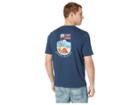Tommy Bahama Short Sleeve Crawl Me A Cab Tee (navy) Men's T Shirt