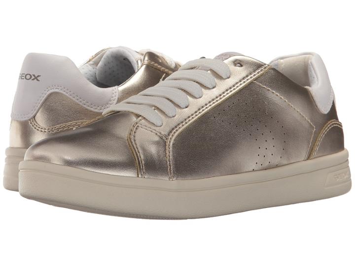 Geox Kids Dj Rock 3 (big Kid) (light Gold) Girl's Shoes