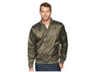 The North Face Meaford Bomber Ii (shiny New Taupe Green) Men's Coat