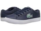 Lacoste Kids Straightset (little Kid) (navy/white) Kid's Shoes