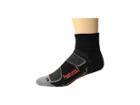 Feetures Elite Merino+ Ultra Light Quarter 3-pair Pack (charcoal/lava) Quarter Length Socks Shoes