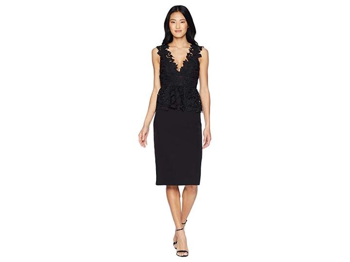 Bardot Valencia Lace Dress (black) Women's Dress