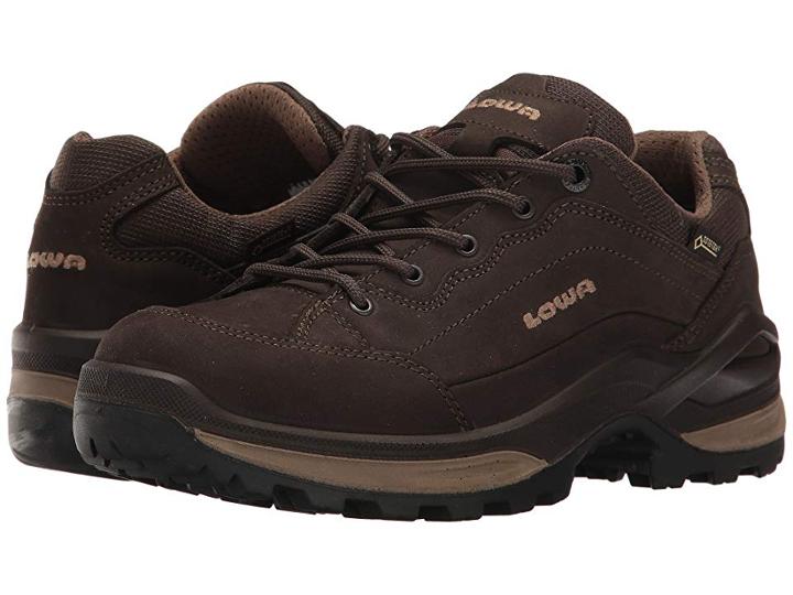 Lowa Renegade Gtx Lo (dark Brown/beige) Women's Shoes