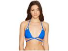 Vitamin A Swimwear Serra Keyhole Wrap Top (eco Soft Azure) Women's Swimwear
